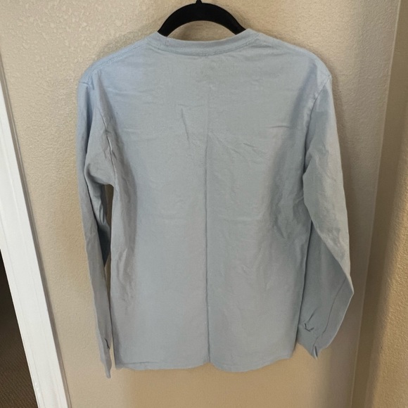 Adidas Light Blue Long Sleeve Tee - Picture 5 of 5